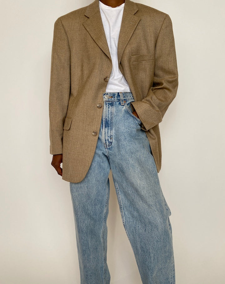 VINTAGE BEIGE BLAZER 3962