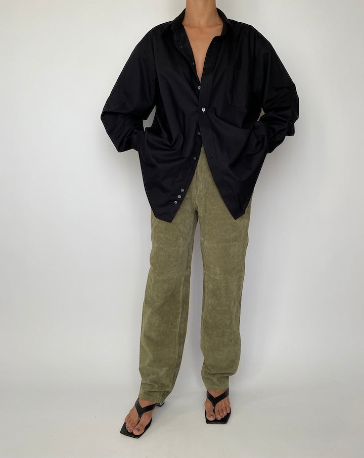 VINTAGE BLACK OVERSIZED SHIRT 2510