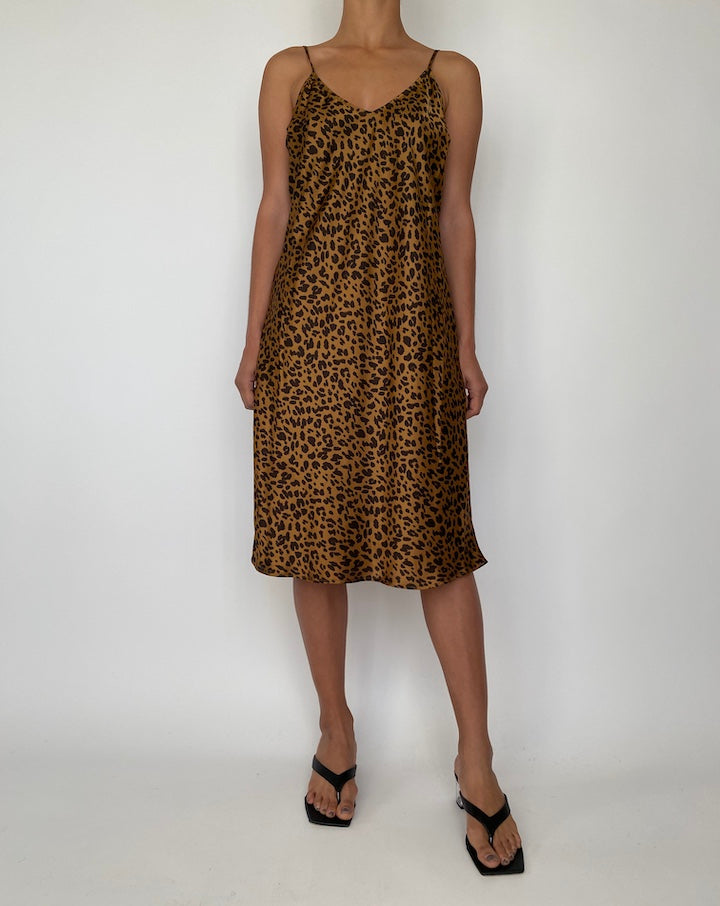 VINTAGE ANIMAL PRINTED DRESS 2512