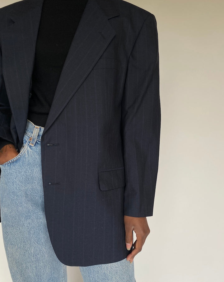 VINTAGE PISNTRIPED BLAZER 1723
