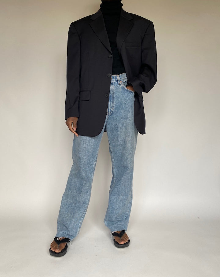VINTAGE OVERSIZED SINGLE BREASTED BLAZER 1725