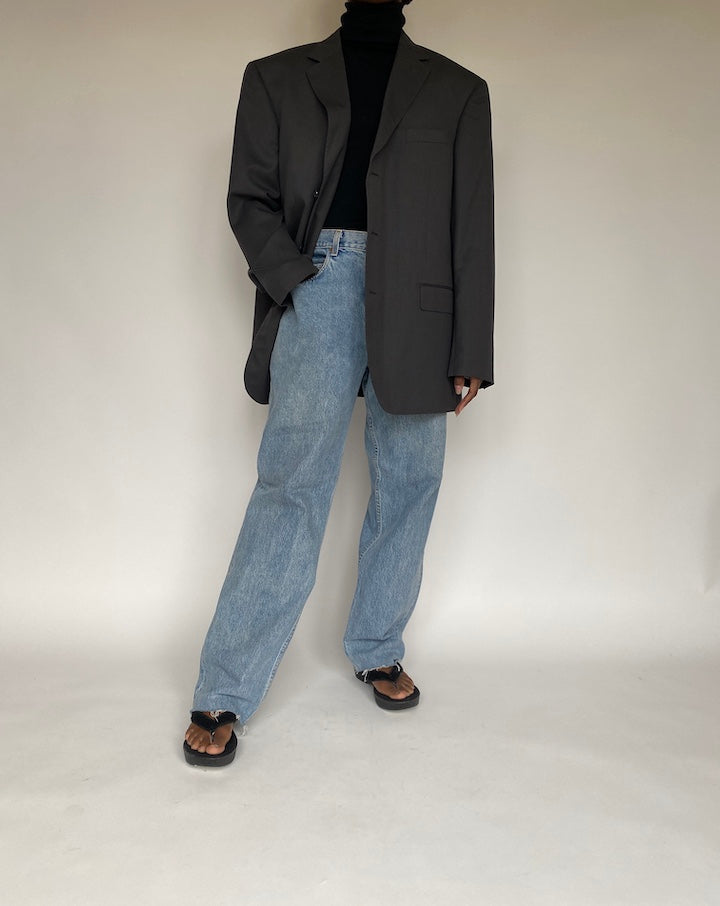 VINTAGE GREY BLAZER 1727