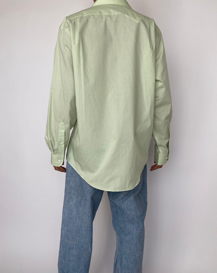 VINTAGE OVERSIZED GREEN SHIRT 2525