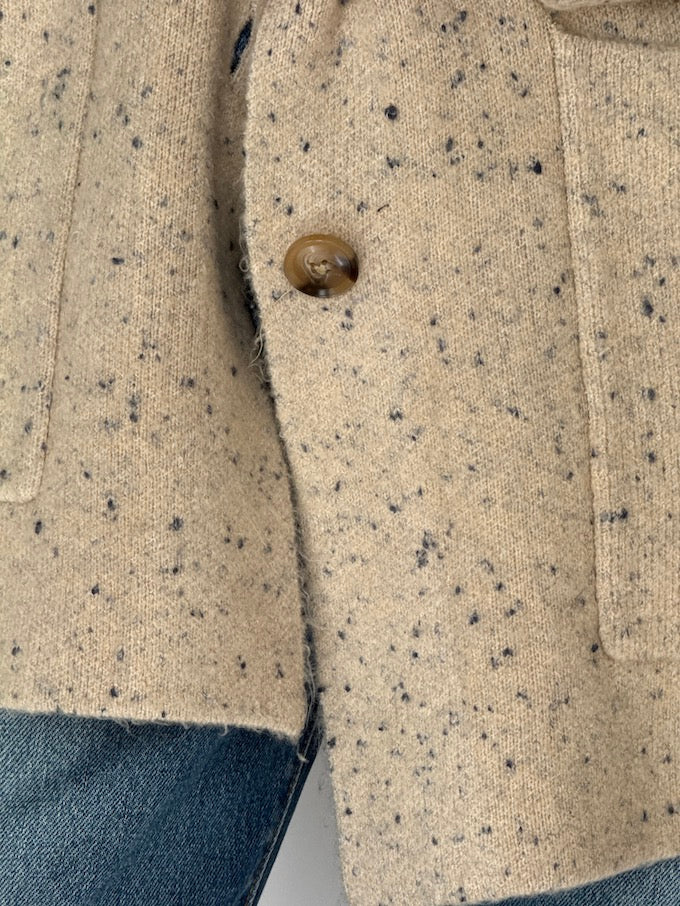 Vintage Sweater Cardigan Beige 6135