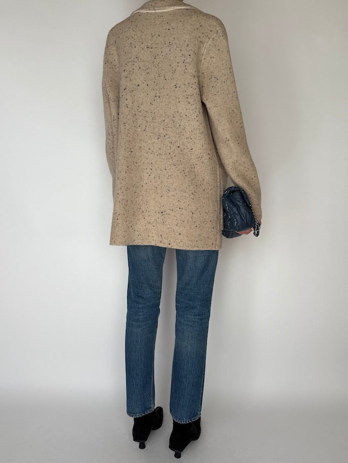 Vintage Sweater Cardigan Beige 6135