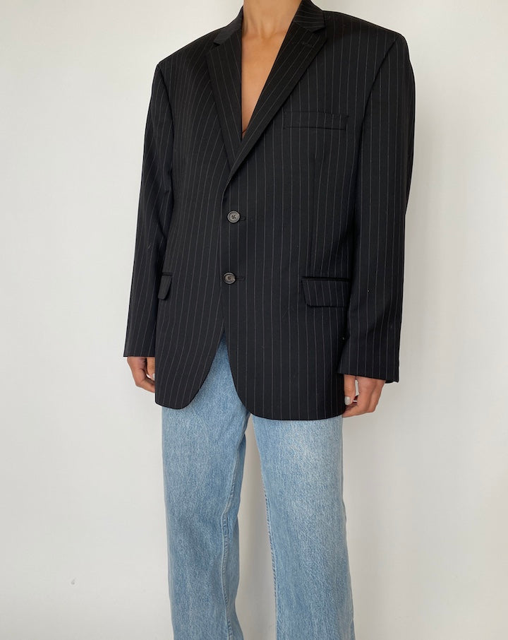 VINTAGE PINSTRIPED RALPH LAUREN BLAZER 2534