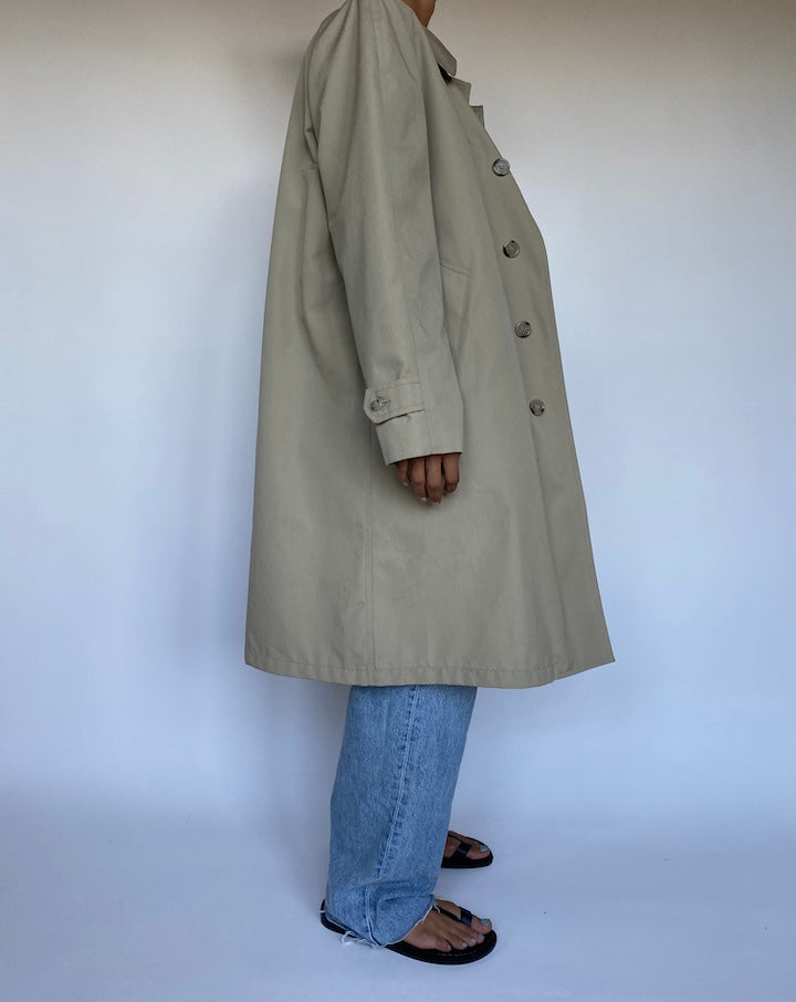 VINTAGE OVERSIZED BEIGE COAT 3033