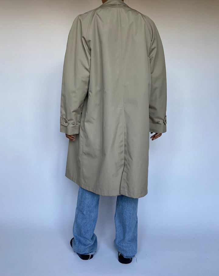 VINTAGE OVERSIZED BEIGE COAT 3033
