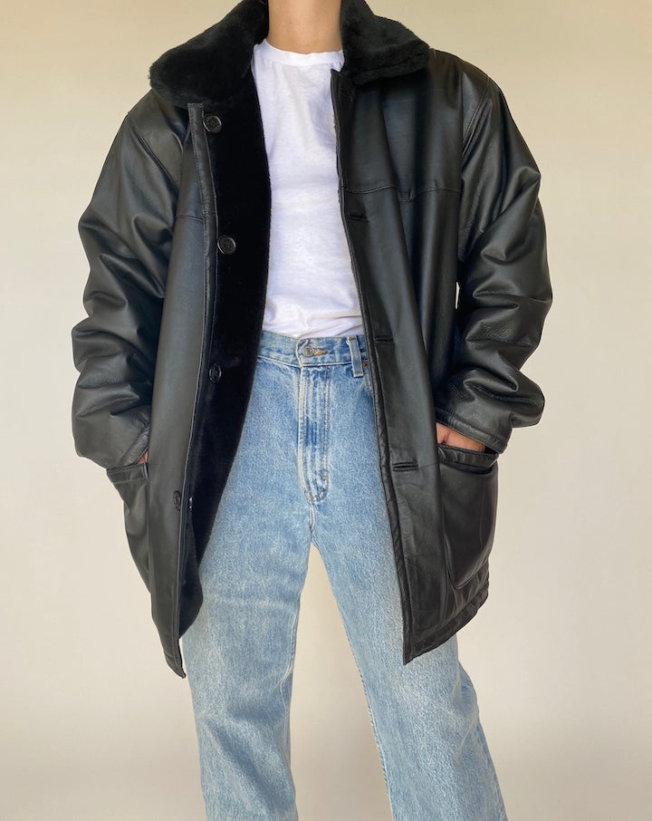 VINTAGE LEATHER JACKET 1104