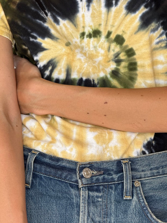 Vintage Earth Spiral Tie-Dye Tee 6365