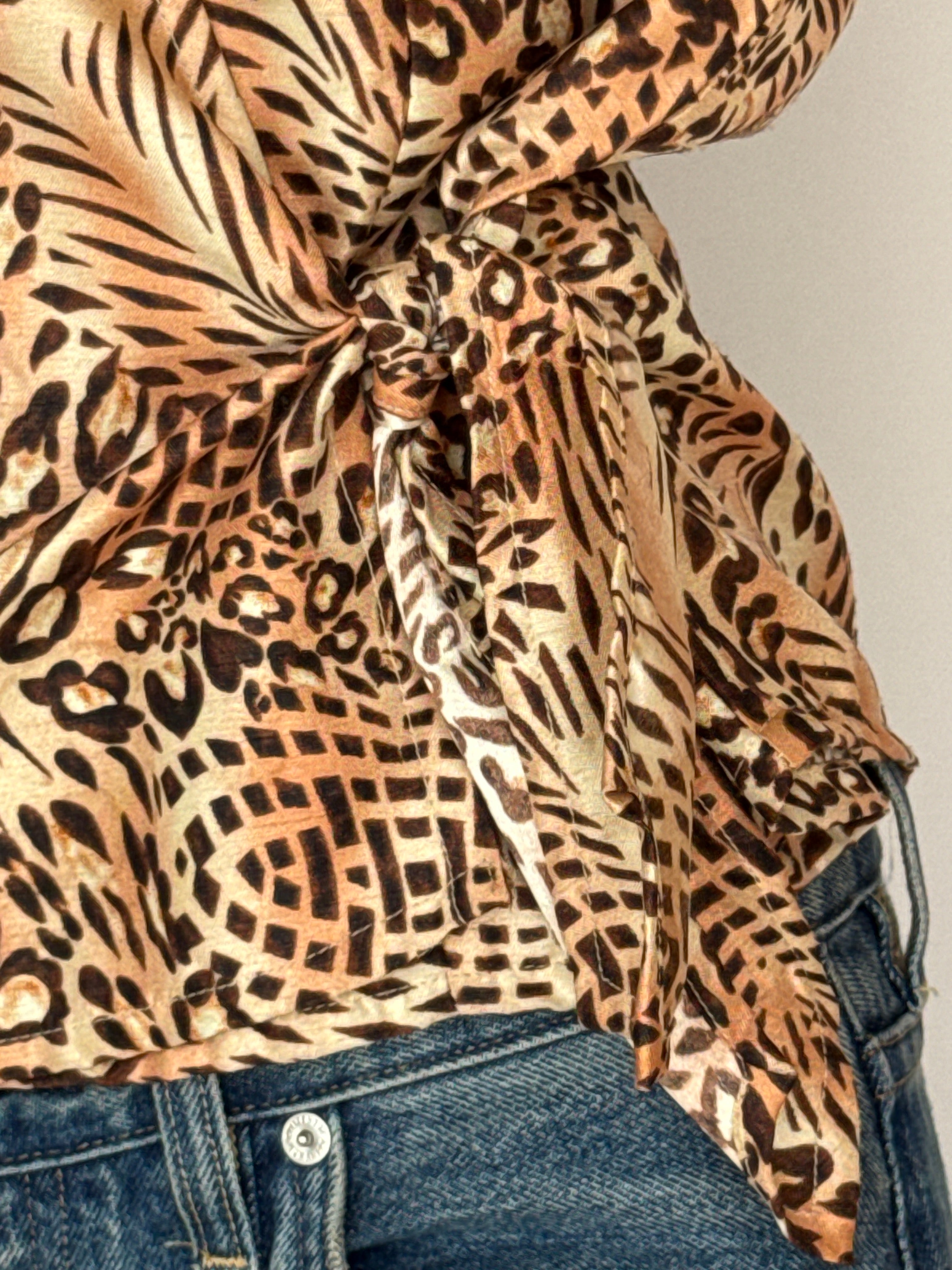 Vintage Animal Printed Tank 3402