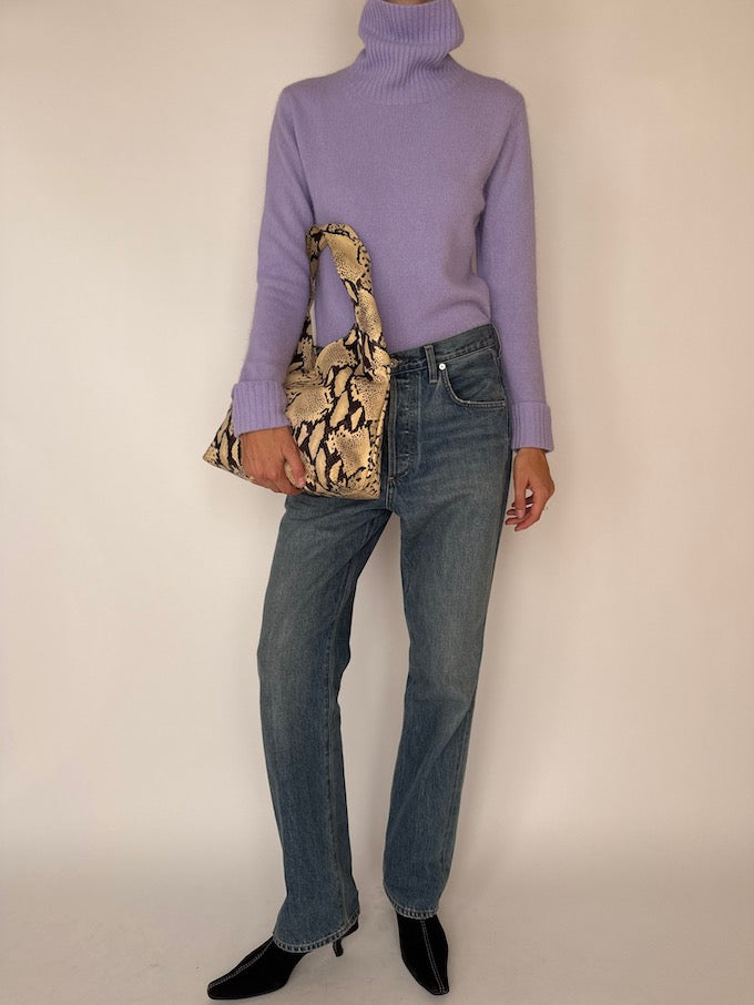 Vintage Turtleneck Purple 5723