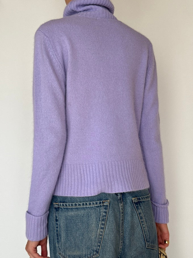 Vintage Turtleneck Purple 5723