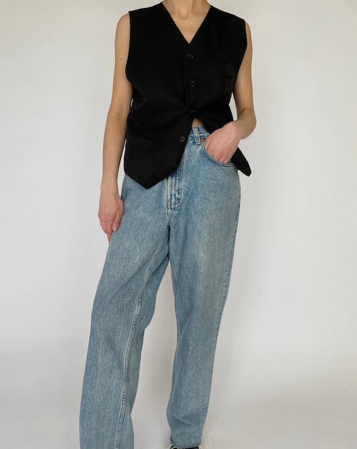 VINTAGE BLACK VEST 4223