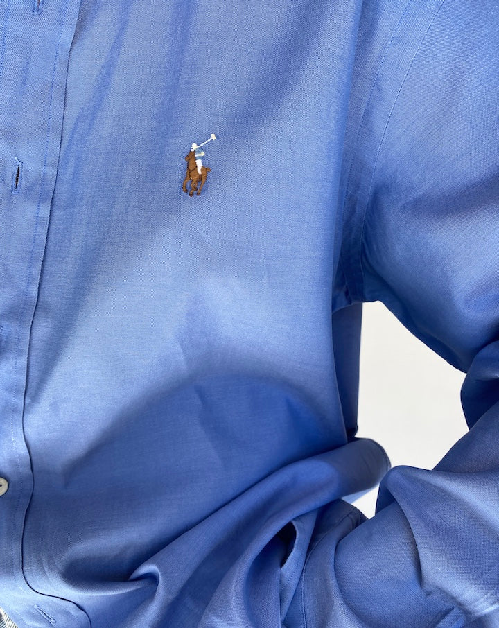 VINTAGE BLUE RALPH LAUREN SHIRT 1114