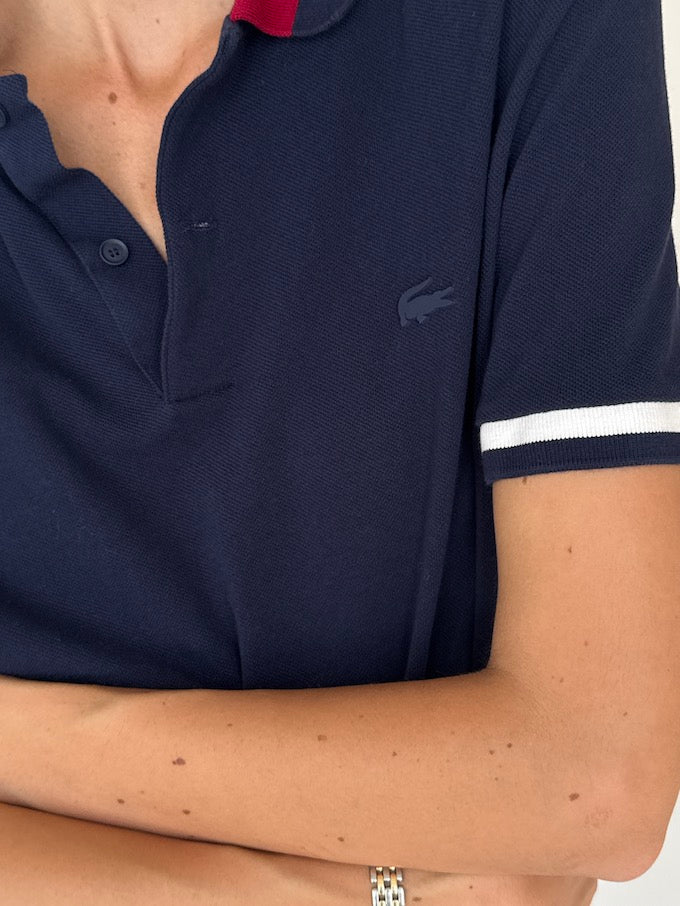 Vintage Lacoste Short-Sleeve Polo Shirt Navy Blue 5925