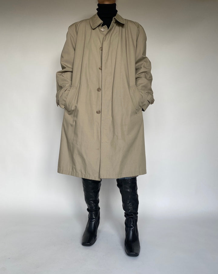 VINTAGE BEIGE LONG COAT 1751