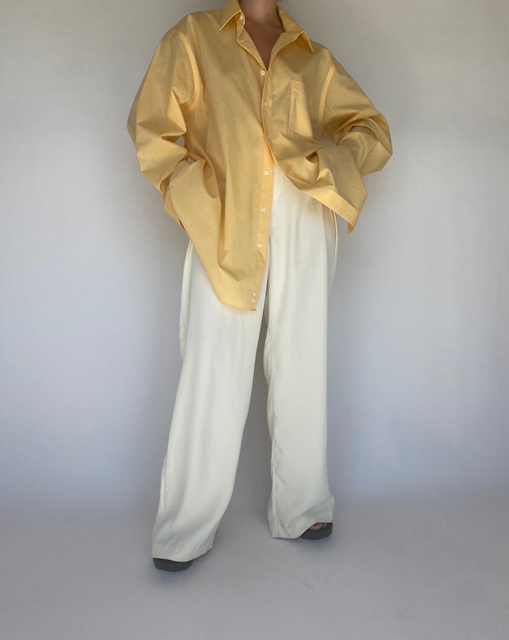 VINTAGE OVERSIZED YELLOW SHIRT 1119
