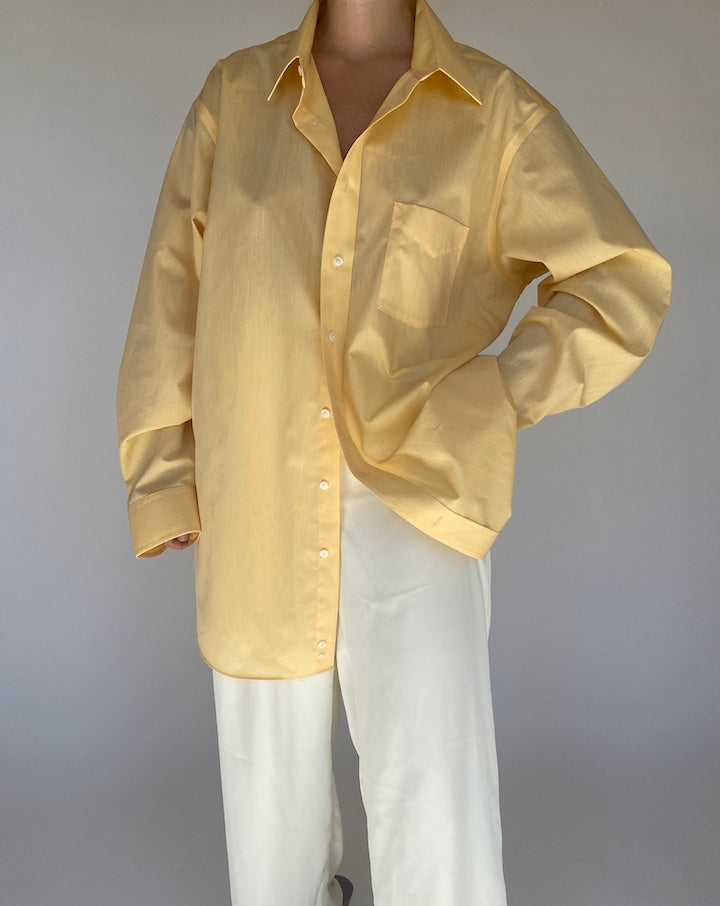 VINTAGE OVERSIZED YELLOW SHIRT 1119