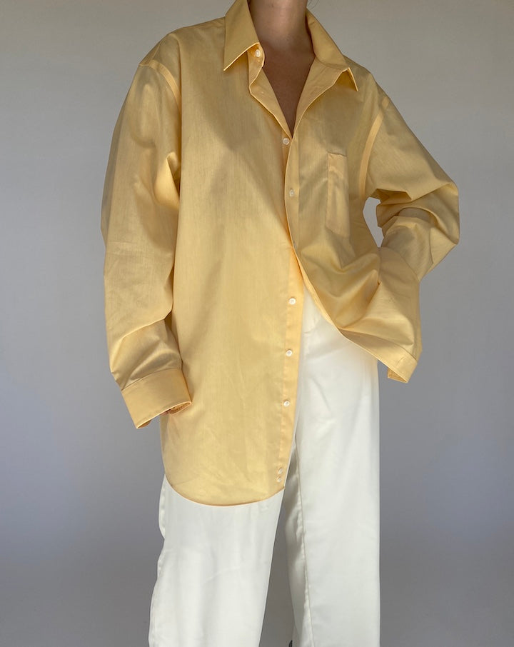 VINTAGE OVERSIZED YELLOW SHIRT 1119