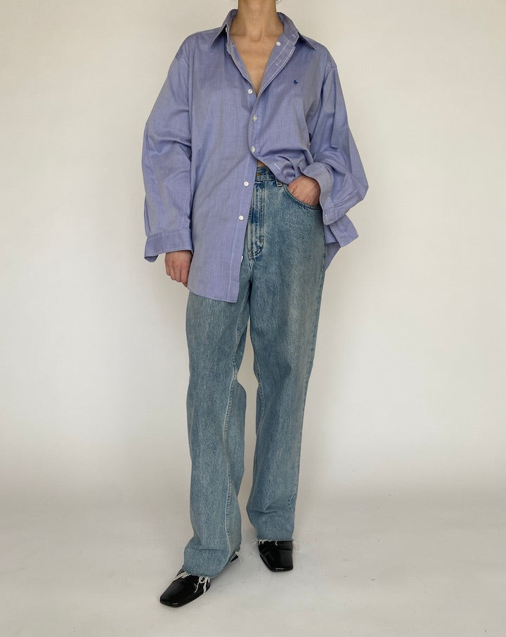 VINTAGE BLUE RALPH LAUREN SHIRT 4750