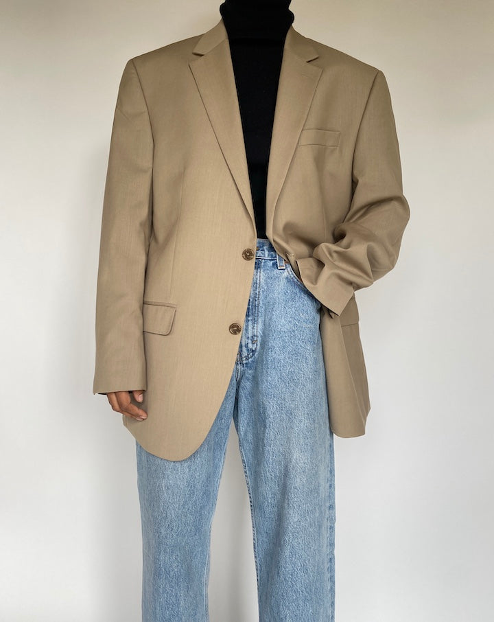 VINTAGE BEIGE BLAZER 1762