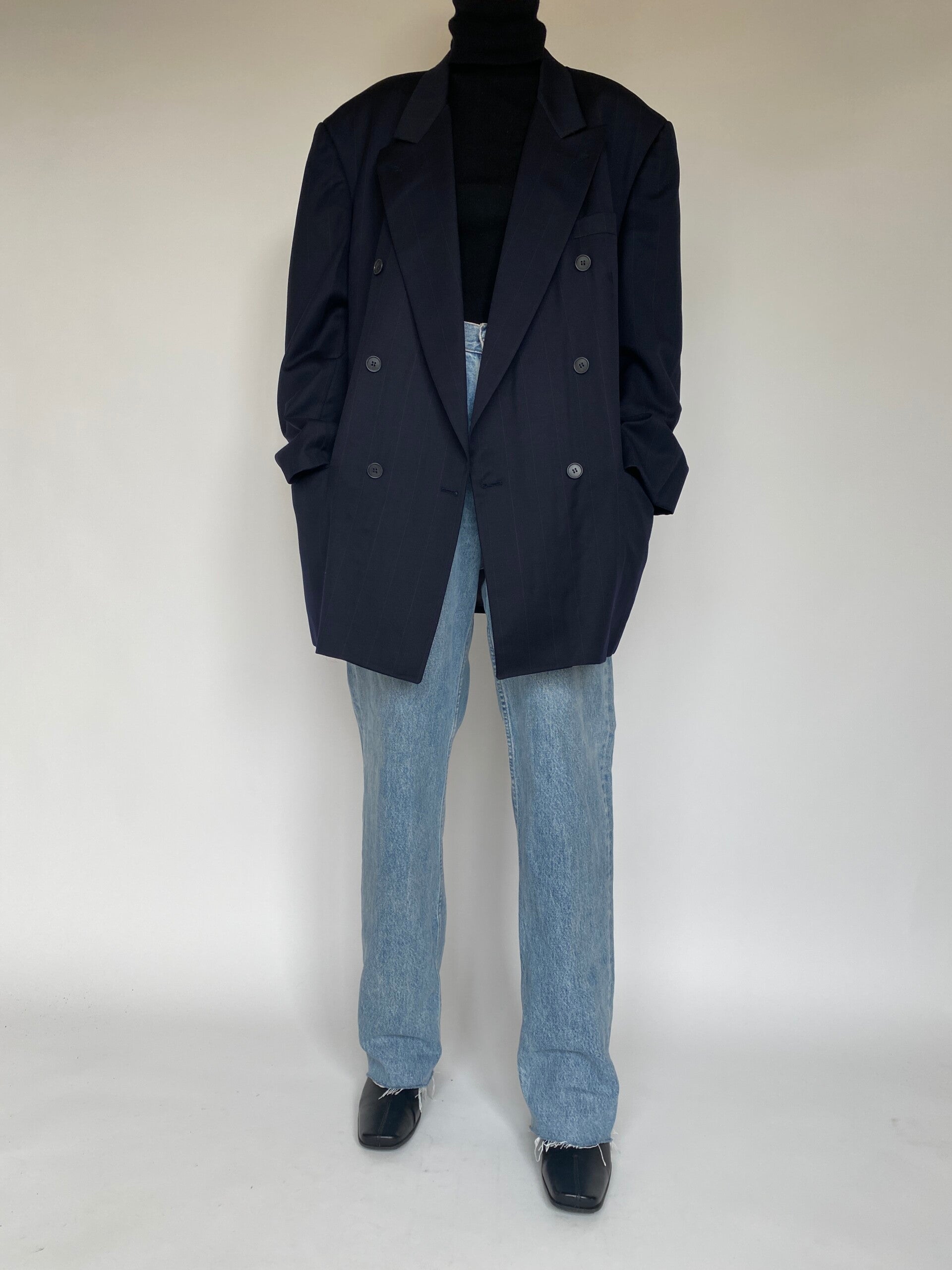 VINTAGE OVERSIZED DOUBLE BREASTED BLAZER 1763