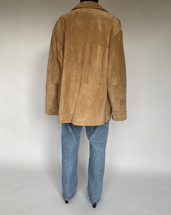 VINTAGE OVERSIZED SUEDE LEATHER SHIRT-JACKET 1769