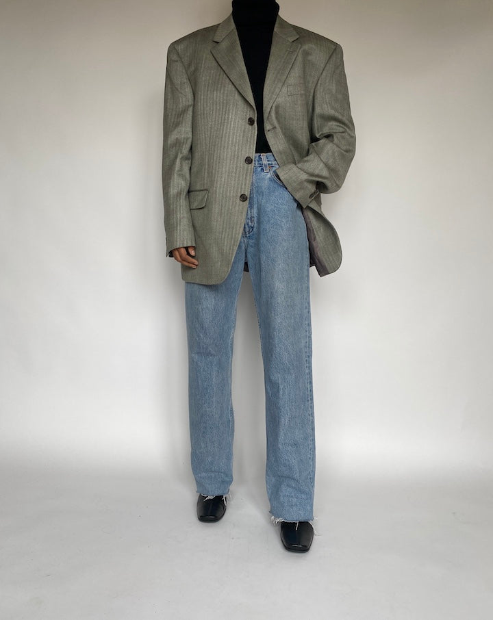 VINTAGE RALPH LAUREN SILK AND WOOL BLAZER 1779