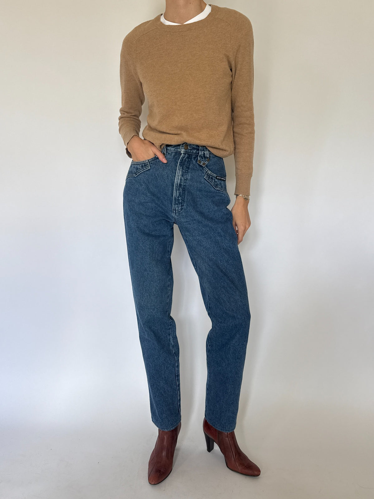 Vintage Rocky Mountain high waisted blue jeans 5206