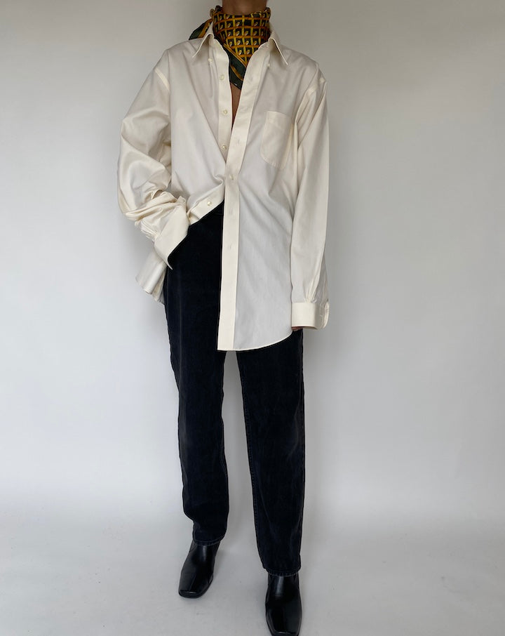 VINTAGE OVERSIZED IVORY SHIRT 1785