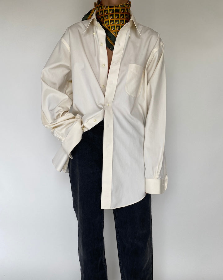 VINTAGE OVERSIZED IVORY SHIRT 1785