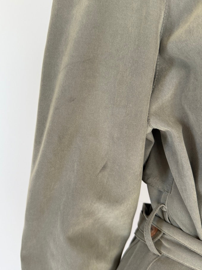 Vintage Trench Coat Sage 6129