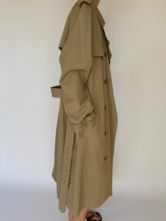 Vintage oversized trench coat beige 6130