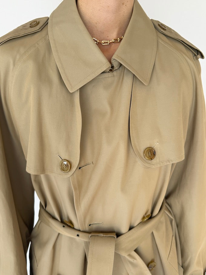 Vintage oversized trench coat beige 6130