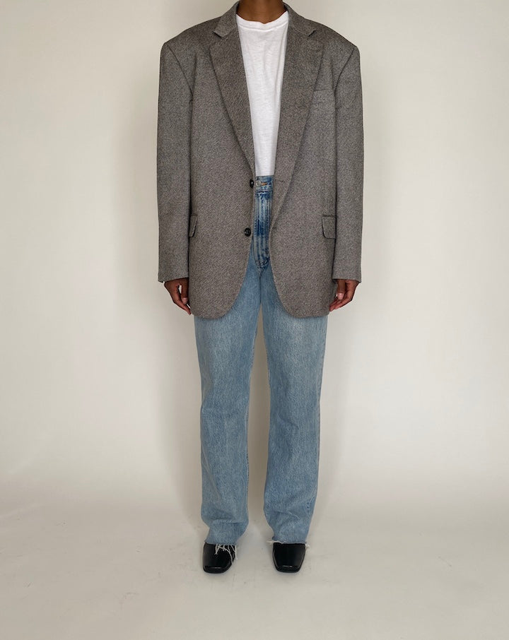 VINTAGE SINGLE-BREASTED OVERSIZED BLAZER 4012