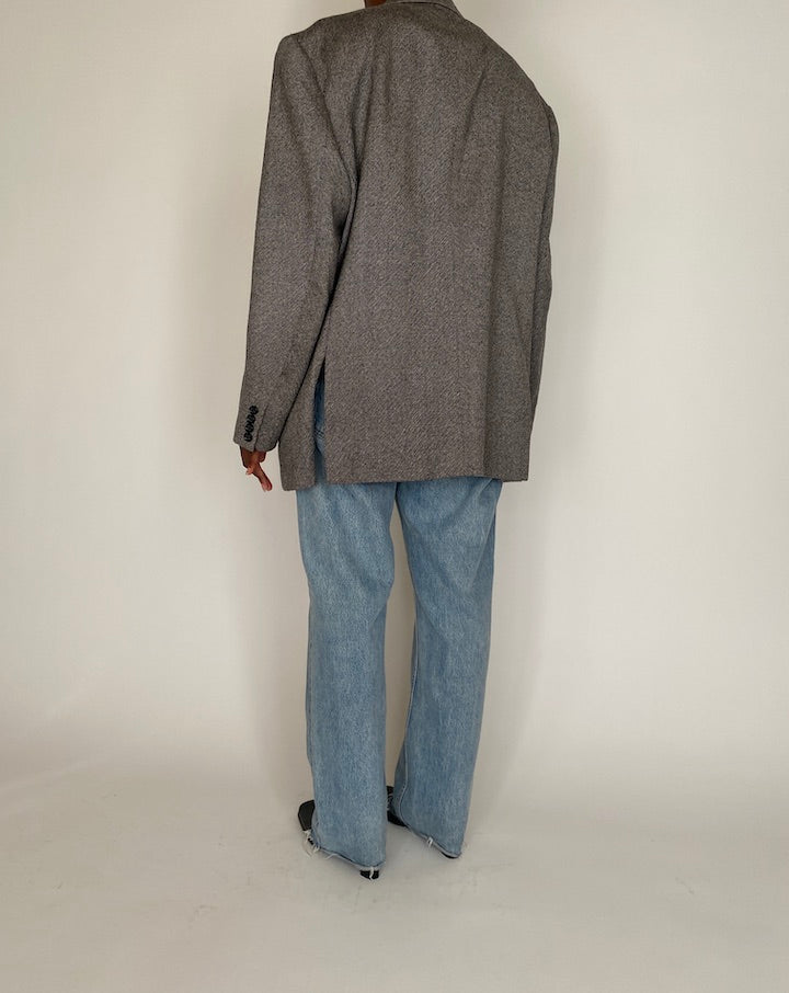 VINTAGE SINGLE-BREASTED OVERSIZED BLAZER 4012