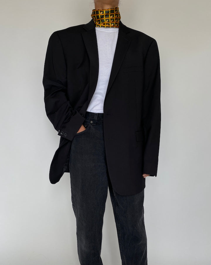 VINTAGE BLACK CALVIN KLEIN BLAZER 1803