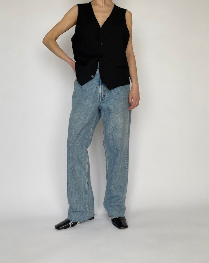 VINTAGE BLACK VEST 4221