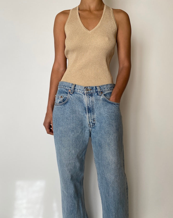 VINTAGE BEIGE TOP 2573