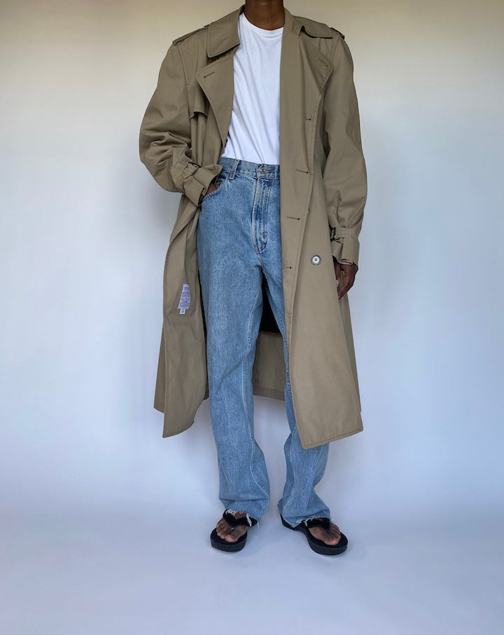 VINTAGE BEIGE TRENCH COAT 3519