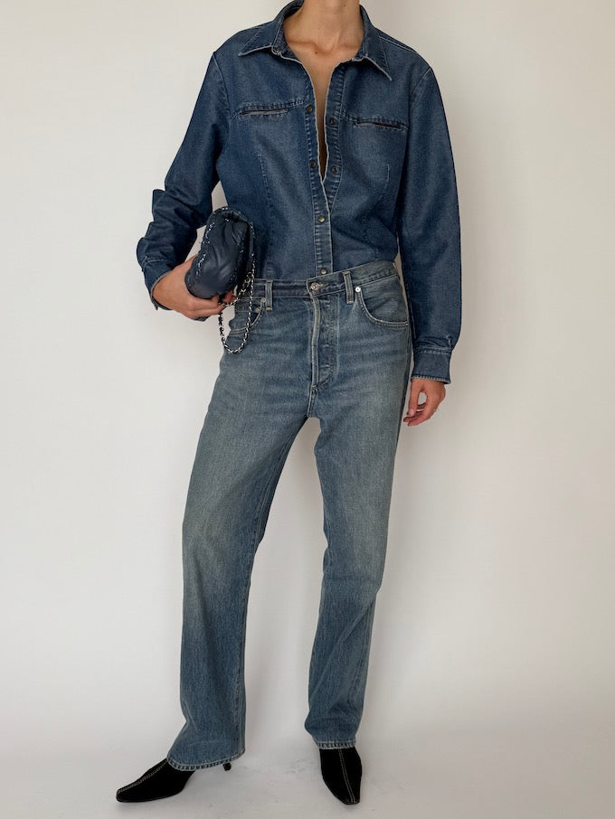 Vintage Denim Shirt 6489