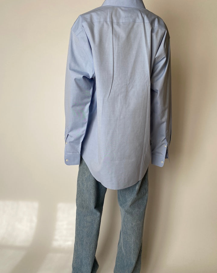 VINTAGE OVERSIZED LIGHT BLUE SHIRT 2571