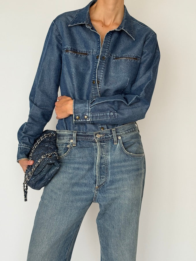 Vintage Denim Shirt 6489