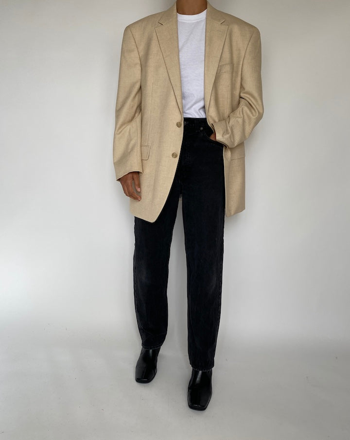 VINTAGE LIGHT BEIGE BLAZER 1810