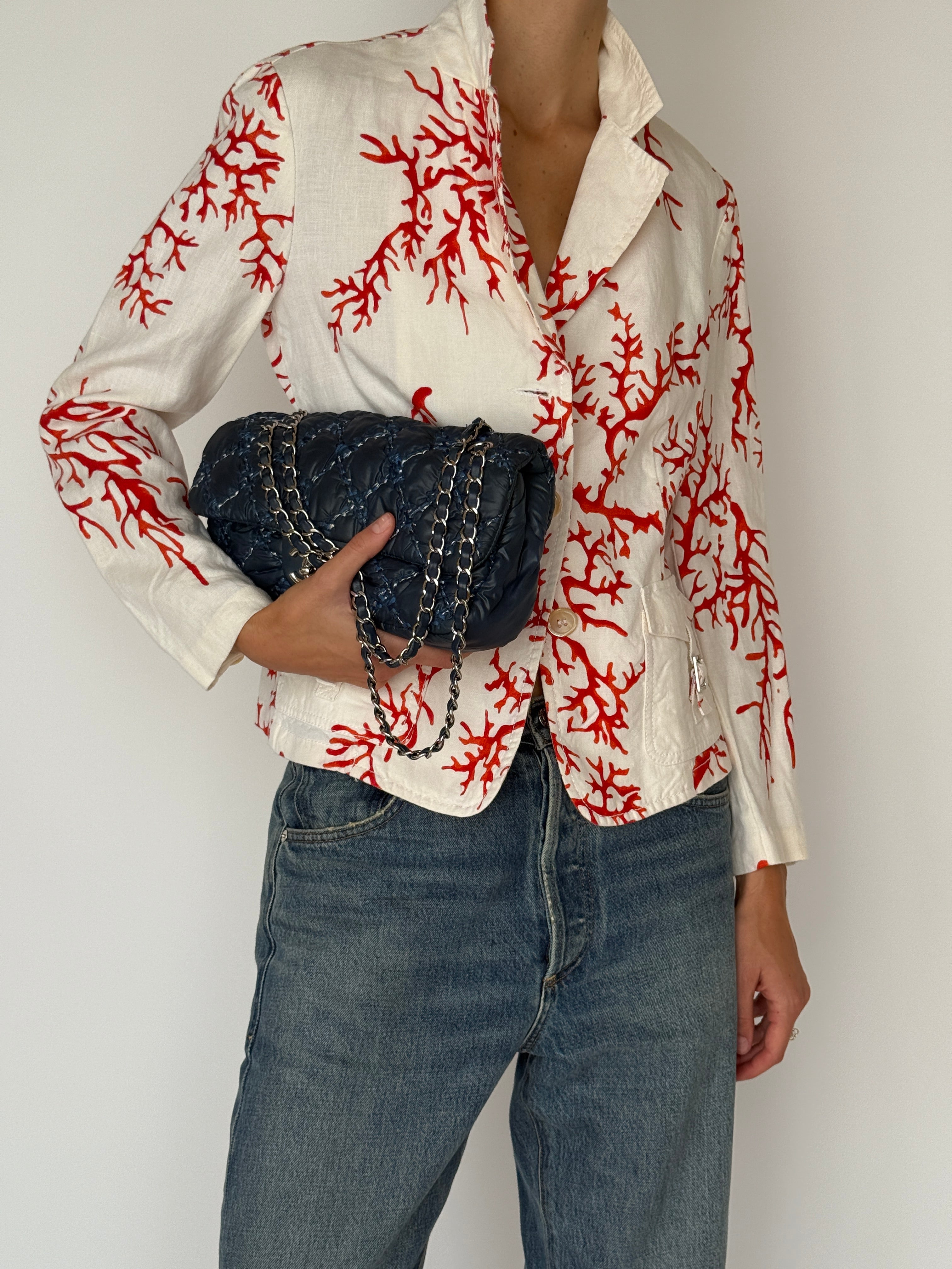 Vintage Red Valentino Linen Jacket 6499