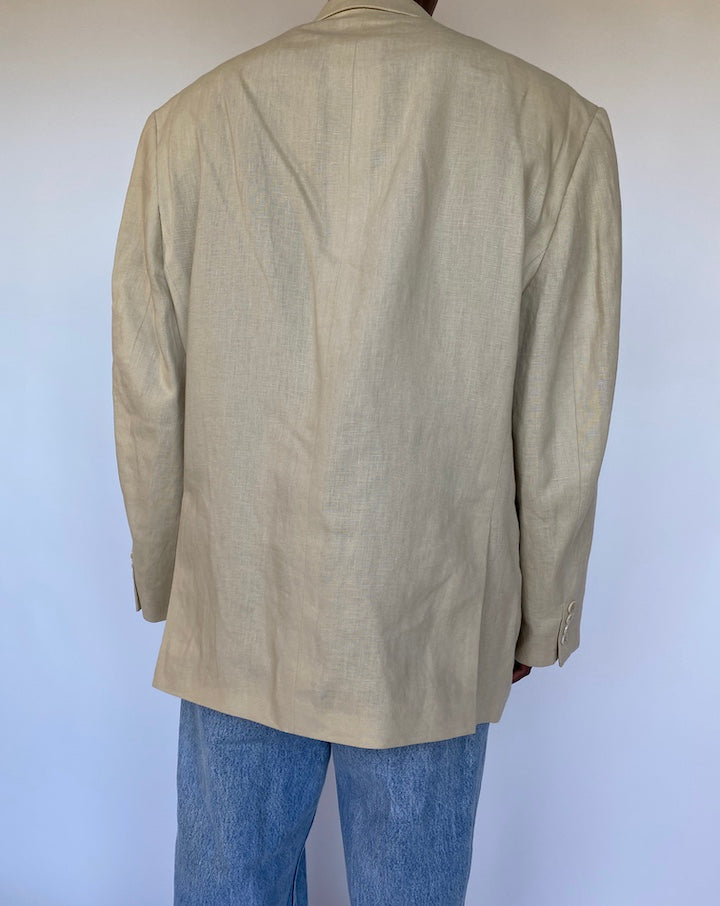 VINTAGE CALVIN KLEIN LINEN BLAZER 1145