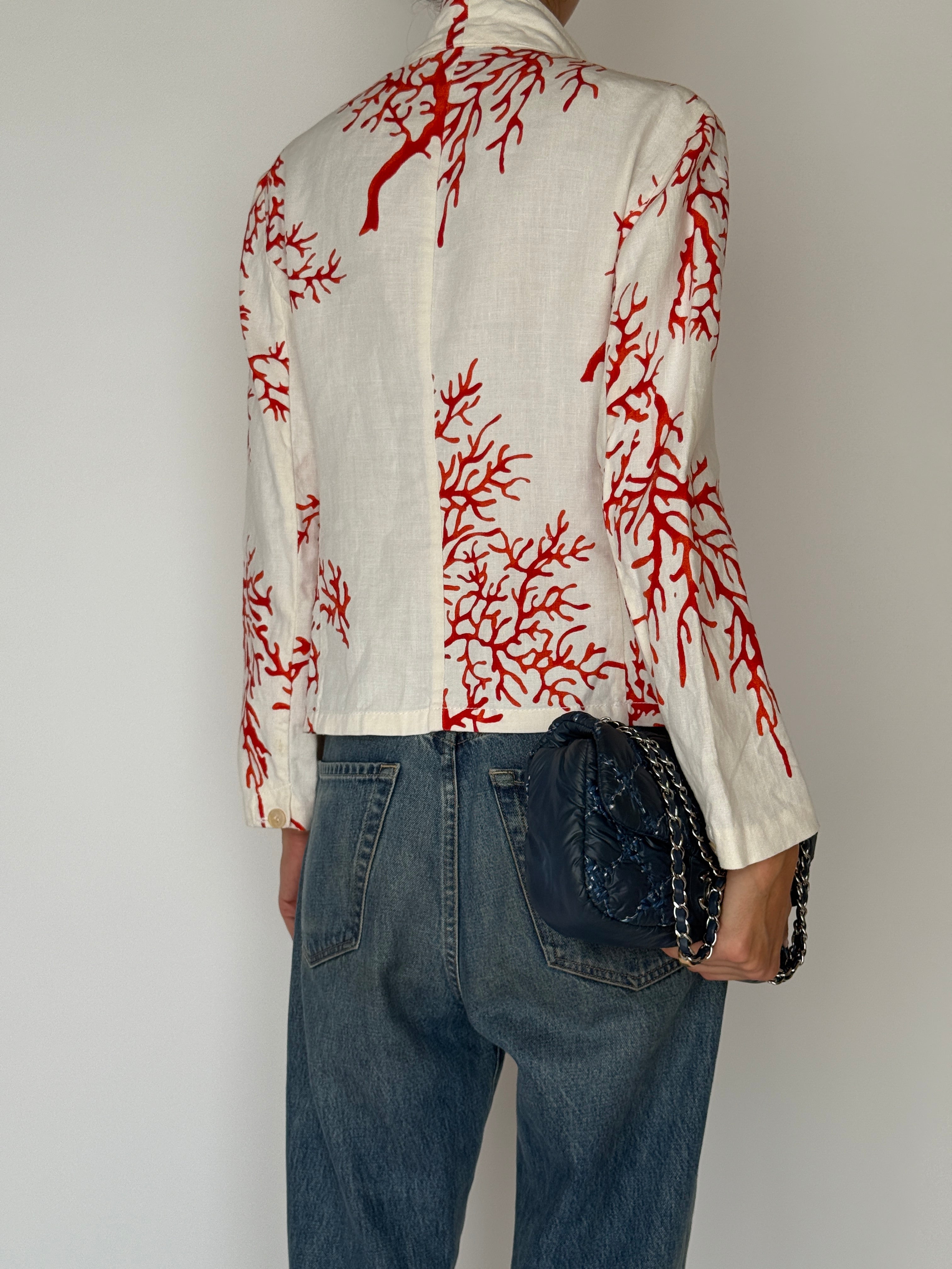 Vintage Red Valentino Linen Jacket 6499