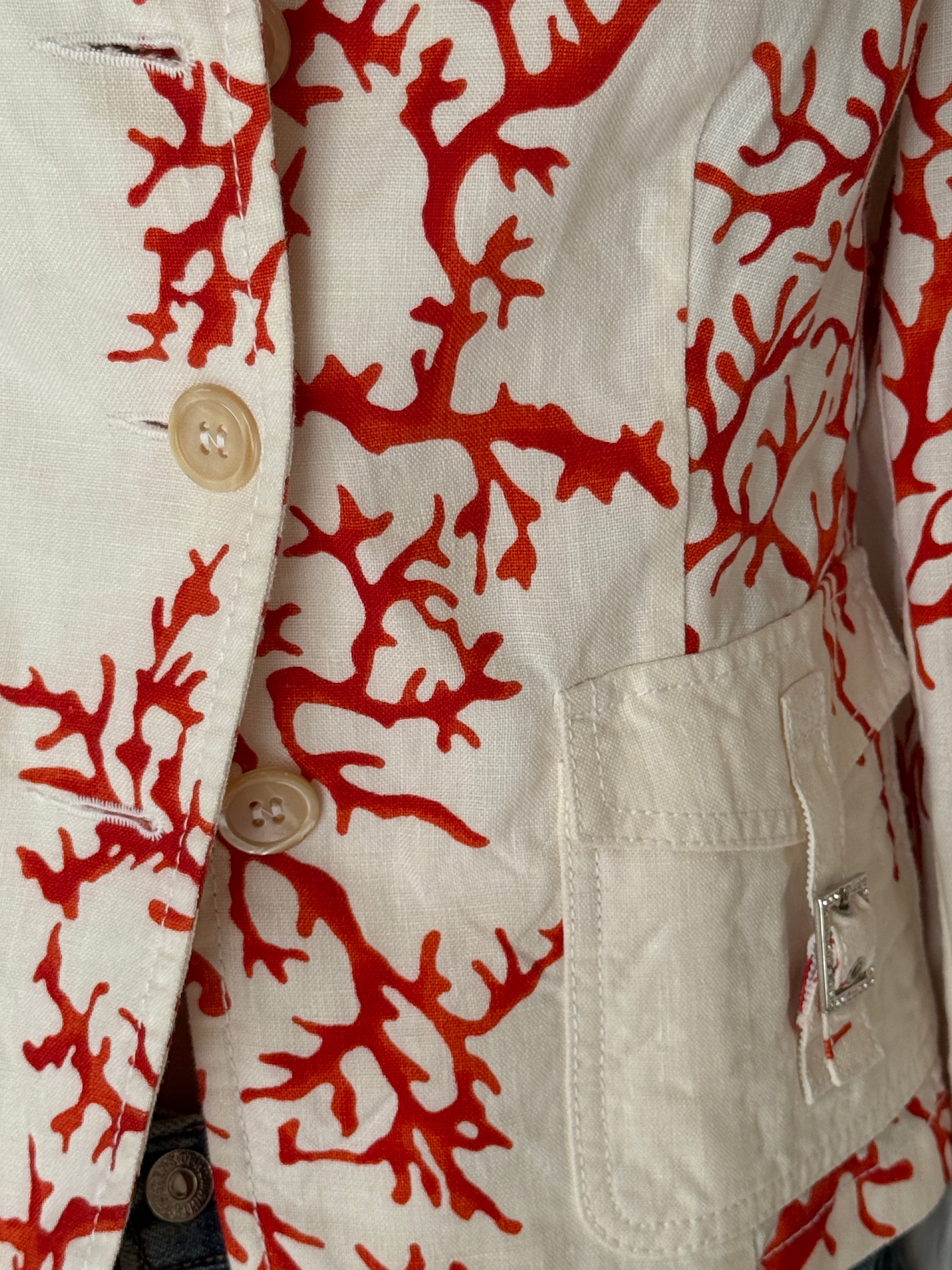 Vintage Red Valentino Linen Jacket 6499
