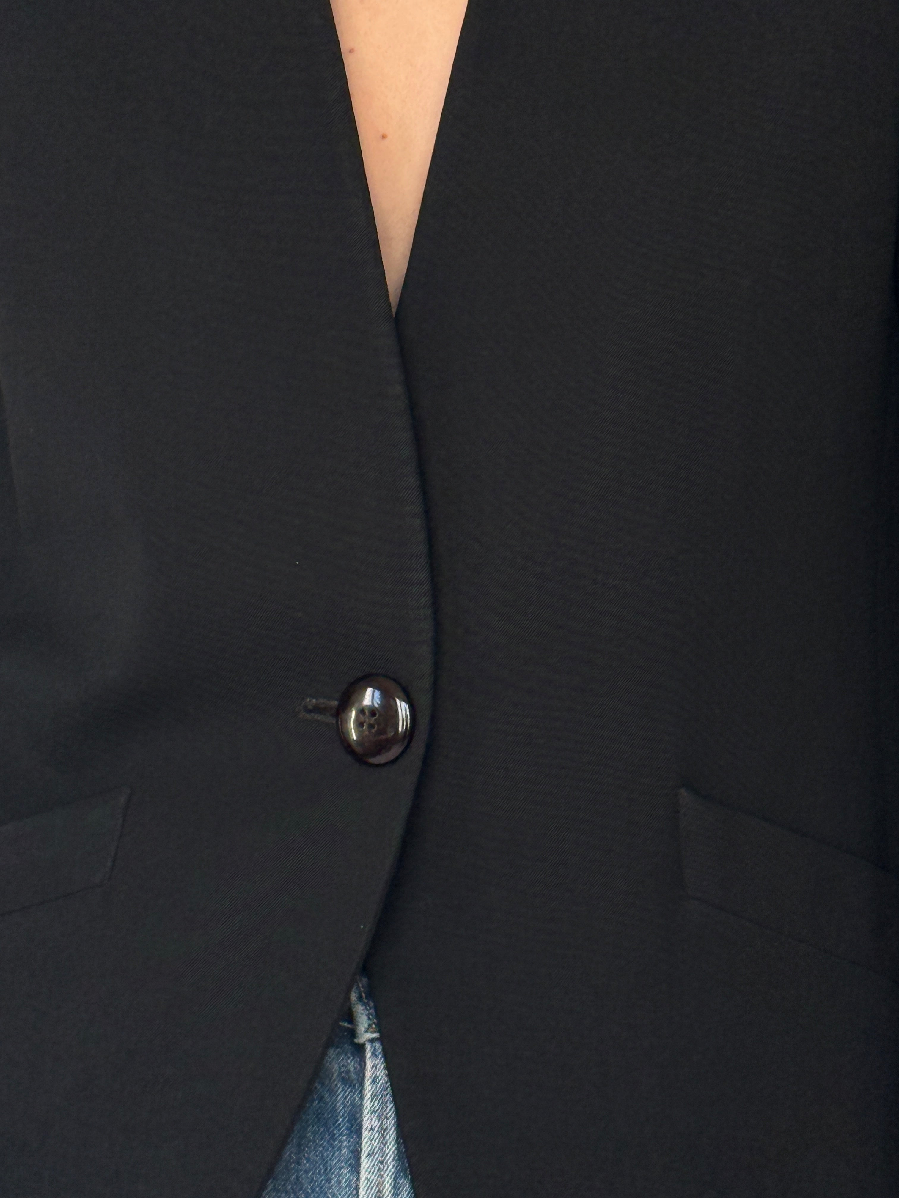 Vintage Tailored Blazer Black 7015